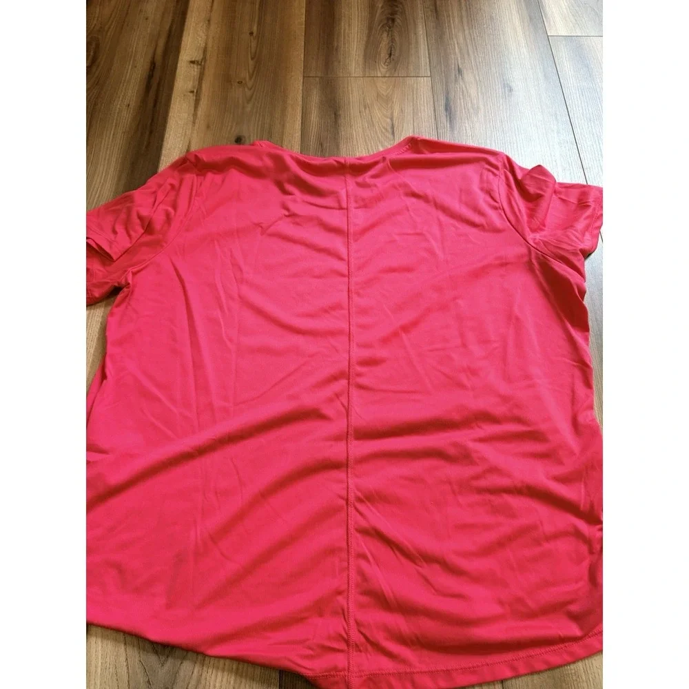 Nike Dri-Git T-shirt Women's XL Short Sleeve Coral Orange Running Gym